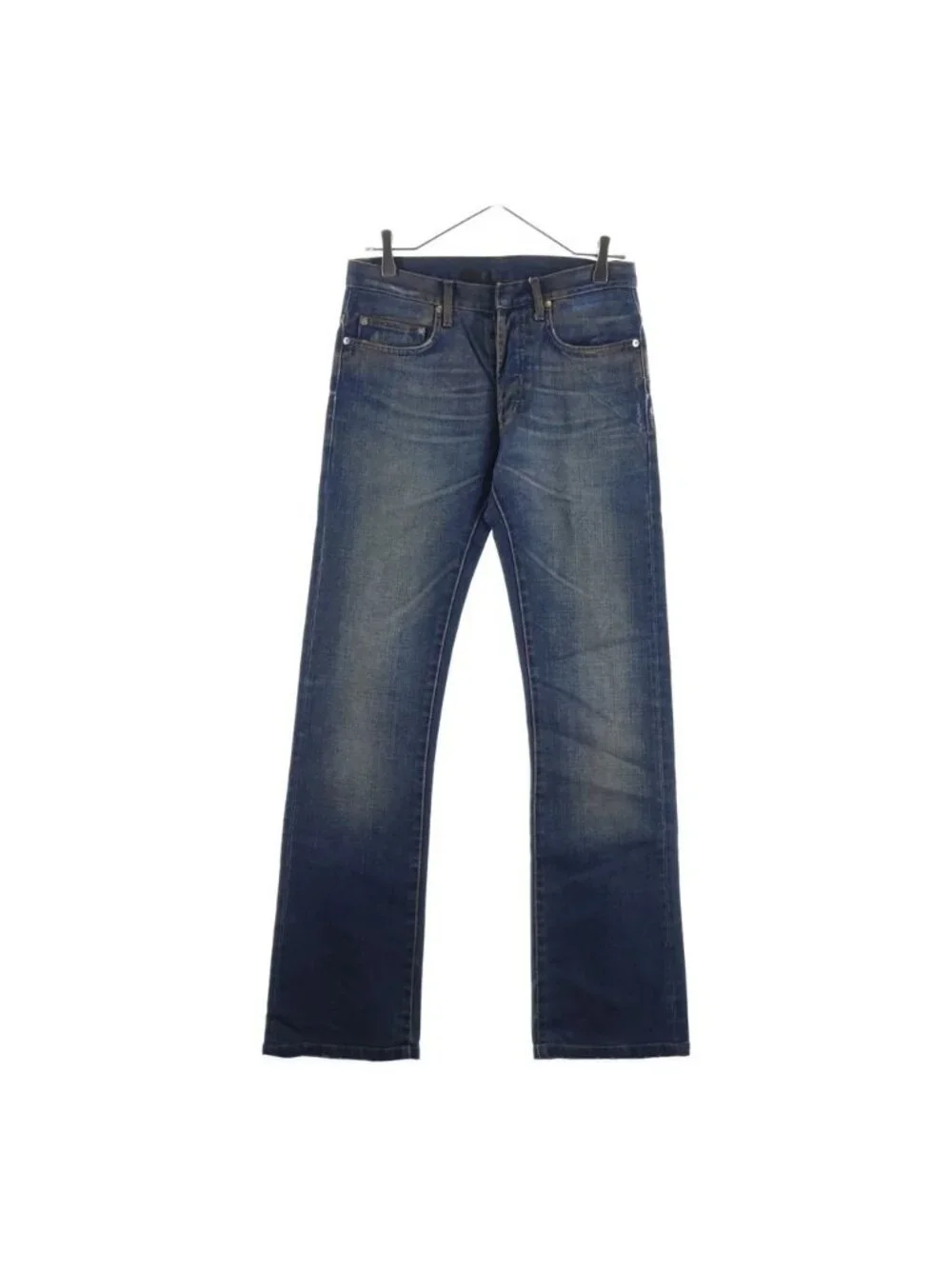 Dior Homme Rust Washed Denim Pants Red Indigo